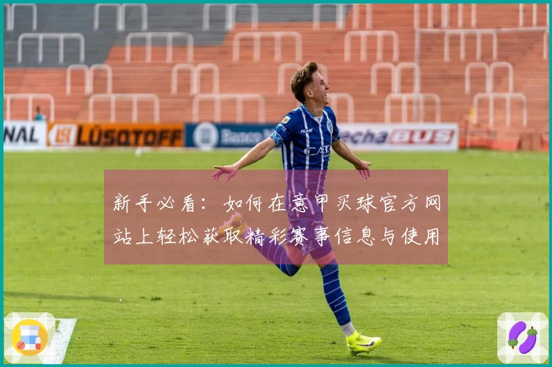 新手必看：如何在意甲买球官方网站上轻松获取精彩赛事信息与使用指南
